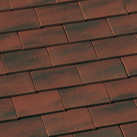 Керамическая черепица Monier Шато Состаренный Красный
