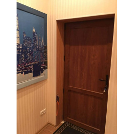 Металлопластиковая Міжкімнатні двері Віконда 60 мм Класик Золотий Дуб