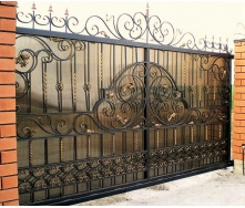 Ворота ковані закриті Б0012пл Legran
