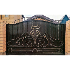 Ворота кованые закрытые Б0041зк Legran Белая Церковь