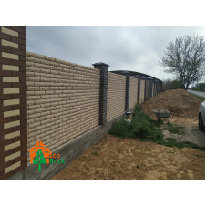 Цегла облицювальна ECOBRICK скеля 250х100х65 слонова кістка