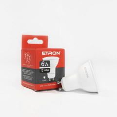 Лампа светодиодная ETRON Light Power 1-ELP-068 MR16 6W 4200K 220V GU10 Днепр