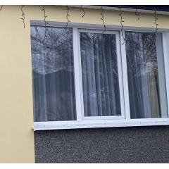 Вікно 1700x1400 мм , монтажна ширина 60 мм,профіль WDS Ekipazh Ultra 60 Ужгород