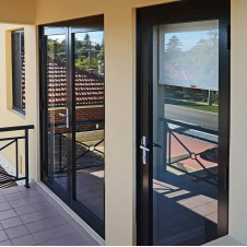 Теплые алюминиевые двери SY W70 (850x2050 мм)