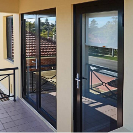 Теплые алюминиевые двери SY W70 (850x2050 мм)