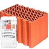Керамічні блоки Porotherm Klima Profi 38