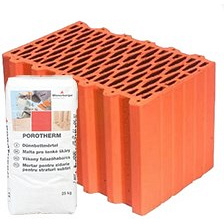 Керамічні блоки Porotherm Klima Profi 38