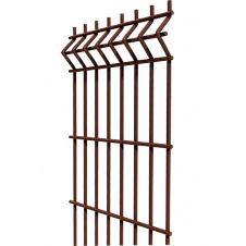 Сітка для огорожі 1.03 коричневий-ral 8017 / Zn + ППЛ / 3D / 3-4 / SZ