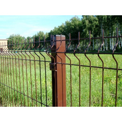 Сетка для забора 1.73 коричневый-ral 8017/Zn+ППЛ/3D/4-4/SZ Измаил
