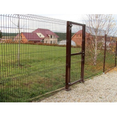 Сетка для забора 2.03 коричневый-ral 8017/Zn+ППЛ/3D/4-4/SZ Ахтырка