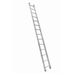 Алюминиевая односекционная приставная усиленная лестница на 14 ступеней (полупрофессиональная) Херсон