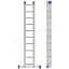 Лестница алюминиевая трехсекционная 3 х 10 ступеней (профессиональная) Чернівці