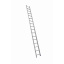 Алюминиевая односекционная приставная усиленная лестница на 17 ступеней (полупрофессиональная) Київ