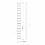 Алюминиевая односекционная приставная лестница на 15 ступеней (универсальная) Харків