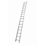 Алюминиевая односекционная приставная усиленная лестница на 16 ступеней (полупрофессиональная) Чернігів