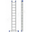 Алюминиевая трехсекционная лестница 3 х 11 ступеней (универсальная) Луцьк