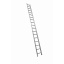 Алюминиевая односекционная приставная усиленная лестница на 18 ступеней (полупрофессиональная) Київ