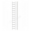 Алюминиевая односекционная приставная усиленная лестница на 14 ступеней (полупрофессиональная) Івано-Франківськ