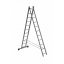 Лестница алюминиевая двухсекционная 2 х 11 ступеней (универсальная) Тернопіль