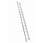 Алюминиевая односекционная приставная усиленная лестница на 14 ступеней (полупрофессиональная) Луцьк