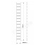 Алюминиевая односекционная приставная усиленная лестница на 13 ступеней (полупрофессиональная) Івано-Франківськ