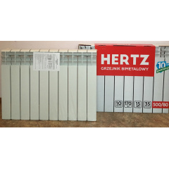 Біметалевий радіатор HERTZ 500/100 568х80х100 мм Черкаси