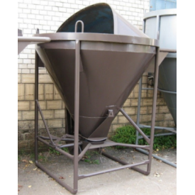 Бункер поворотний Туфелька конусний БП 1,5 м3