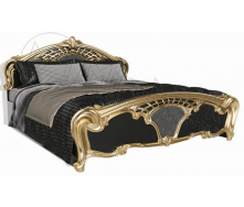 Кровать Ева 160 черный глянец без каркаса Миро-Марк
