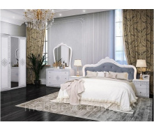 Спальня Луиза 3Д белый глянец Миро-Марк
