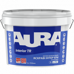 Aura Interior TR 0,9л Матова інтер`єрна фарба для тонування в яскраві і насичені кольори Київ