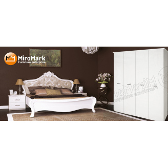 Спальня Прованс 4Д белый глянец Миро-Марк