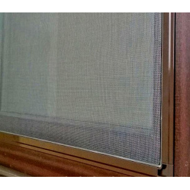 Москітна сітка для вікон алюмінієвий профіль коричневий