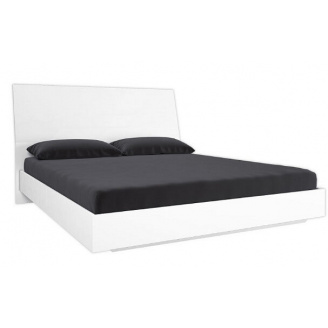 Ліжко Рома 160 з підйомним механізмом білий глянець з каркасом Миро-Марк
