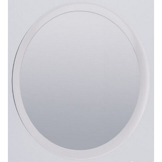 Зеркало Фемели круглое белый глянец Миро-Марк