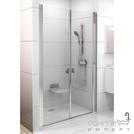 Душевые двери Ravak Chrome CSDL2-110 белый/прозрачное 0QVDC10LZ1