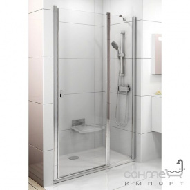 Душевые двери Ravak Chrome CSD2-100 полир. алюминий/прозрачное 0QVACC00Z1