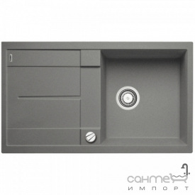 Гранитная кухонная мойка с сушкой Blanco Metra 5 S-F 519097 антрацит