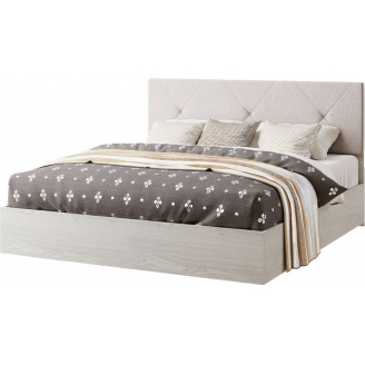 Ліжко двоспальне Ромбо 180 аляска + білий Світ меблів