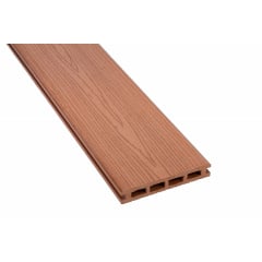 Терасна дошка двостороння ДПК POLYMER&WOOD PREMIUM Мербау штучна дерево-полімерна композитна дошка для тераси, балкона, вулиці помаранчева Київ