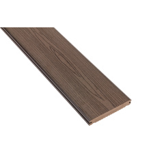 Терасна дошка двостороння ДПК POLYMER&WOOD MASSIVE Венге дерево-полімерна композитна дошка штучна для пірса, пристані коричнева Миколаїв