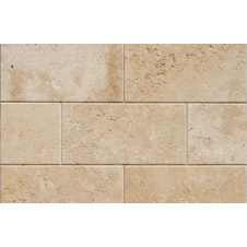 Травертин LIGHT BRUSHED 1,2x20,3x40,6 см