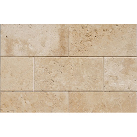 Травертин LIGHT BRUSHED 1,2x20,3x40,6 см
