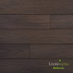 Терасна дошка двостороння LEGRO ULTRA NATURALE Walnut 3D-ефект фарбування дерево-полімерна композитна дошка для тераси, доріжок коричнева Свеса