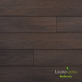 Террасная доска двухсторонняя ДПК Легро LEGRO ULTRA NATURALE WALNUT дерево-полимерная композитная доска искусственная для террасы, коричневых дорожек
