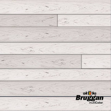 Терасна дошка двостороння ДПК Брюгган BRUGGAN MULTICOLOR SMOKE WHITE дерево-полімерна композитна дошка штучна для тераси біла