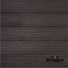 Терасна дошка двостороння ДПК Брюгган BRUGGAN ELEGANT LIGHT 3D WINE BROWN дерево-полімерна композитна дошка штучна для басейнів, альтанок коричнева