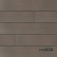 Терасна дошка двостороння ДПК Унідек UNIDECK COFFEE дерево-полімерна композитна дошка декінг для вулиці, балкона, басейну коричнева