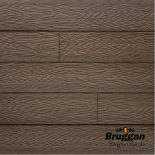 Террасная доска двухсторонняя ДПК Брюгган BRUGGAN ELEGANT LIGHT 3D WINE COPPER дерево-полимерная композитная доска для бассейнов, беседка коричневая