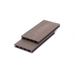 Терасна дошка двостороння ДПК Унідек UNIDECK COFFEE WOOD дерево-полімерна композитна дошка декінг для вулиці, балкона, басейну коричнева Київ