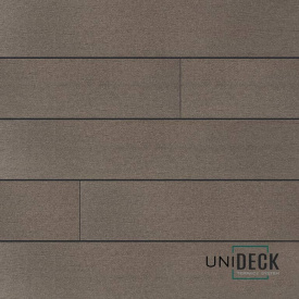 Террасная доска ДПК Унидек UNIDECK COFFEE дерево-полимерная композитная доска декинг для улицы, балкона, бассейна коричневая